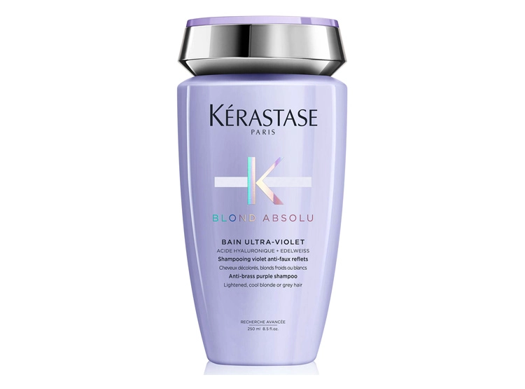 SHAMPOO MATIZADOR PARA CABELLO RUBIO O DECOLORADO KÉRASTASE BAIN ULTRA-VIOLET BLOND ABSOLU 250 ML - 1