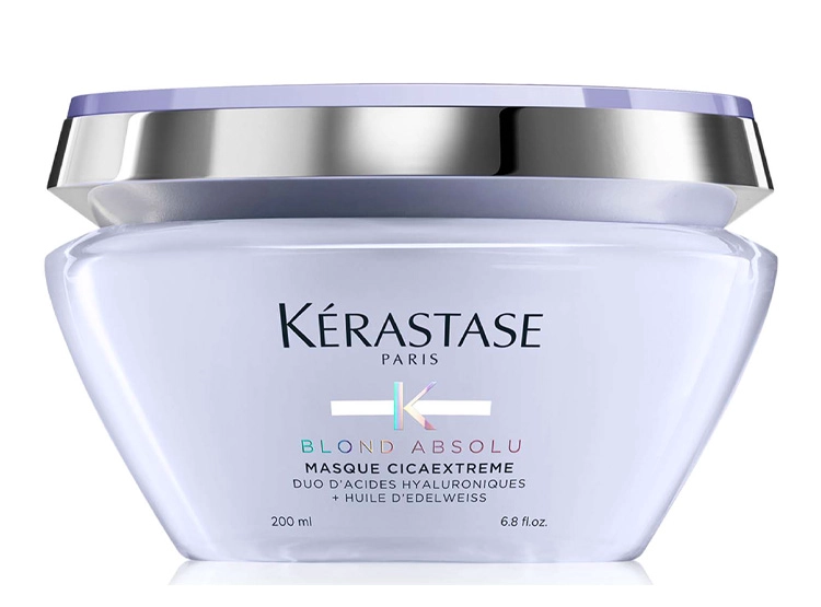 MÁSCARA REPARACIÓN PROFUNDA PARA CABELLO RUBIO O DECOLORADO KÉRASTASE MASQUE CICAEXTREME BLOND ABSOLU 200 ML - 1