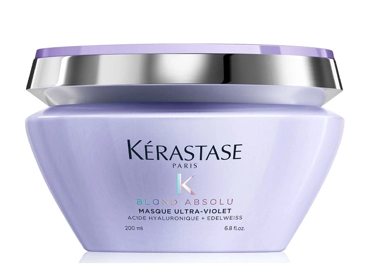 MÁSCARA MATIZADORA CABELLO RUBIO O DECOLORADO KÉRASTASE MASQUE ULTRA-VIOLET BLOND ABSOLU 200 ML - 1