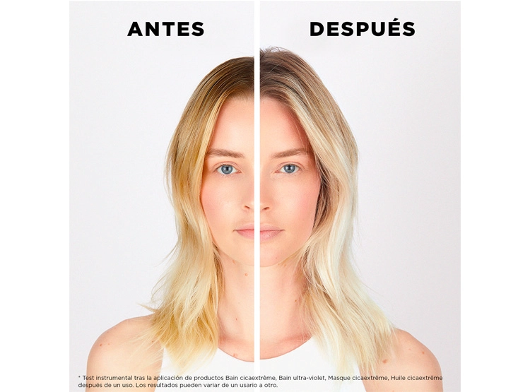 MÁSCARA MATIZADORA CABELLO RUBIO O DECOLORADO KÉRASTASE MASQUE ULTRA-VIOLET BLOND ABSOLU 200 ML - 3