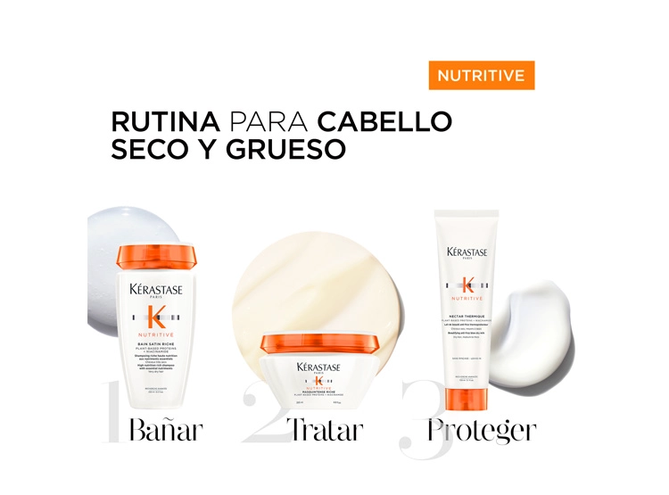 MÁSCARA HIDRATANTE PARA CABELLO MEDIO A GRUESO KÉRASTASE NUTRITIVE MASQUINTENSE RICHE 200 ML - 8