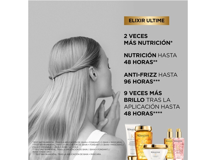 SHAMPOO BRILLO SUBLIME KÉRASTASE LE BAIN ELIXIR ULTIMATE 250 ML - 4