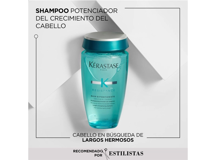 SHAMPOO POTENCIADOR DEL CRECIMIENTO KÉRASTASE BAIN EXTENTIONISTE RESISTANCE 250 ML - 2