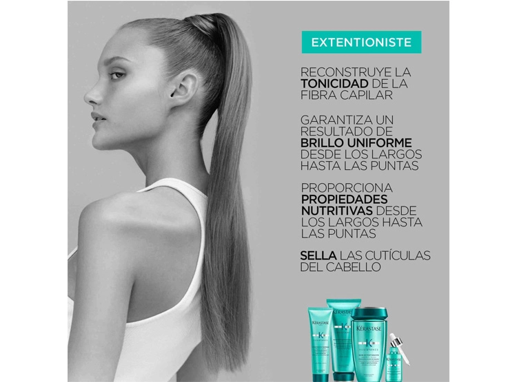 SHAMPOO POTENCIADOR DEL CRECIMIENTO KÉRASTASE BAIN EXTENTIONISTE RESISTANCE 250 ML - 3