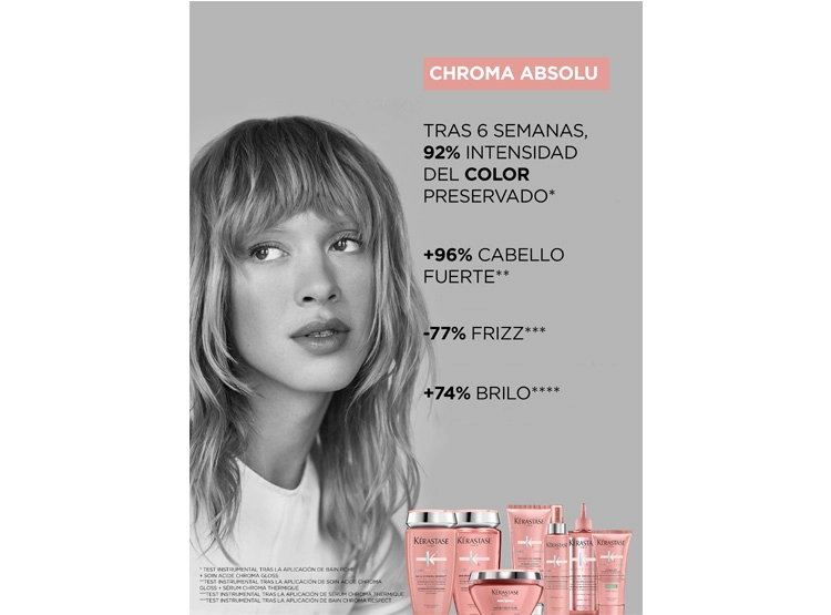 SÉRUM PROTECTOR DE CALOR ANTIOXIDANTE CABELLO CON COLOR KÉRASTASE CHROMA THERMIQUE CHROMA ABSOLU 150 ML - 4