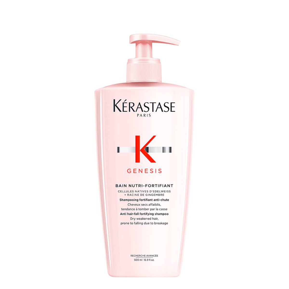 SHAMPOO NUTRITIVO ANTICAÍDA CABELLO FRÁGIL KÉRASTASE BAIN NUTRI-FORTIFIANT GENESIS 500 ML - 1