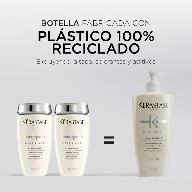 SHAMPOO ESPESANTE CABELLO FINO KÉRASTASE BAIN DENSITÉ DENSIFIQUE 500 ML - 6