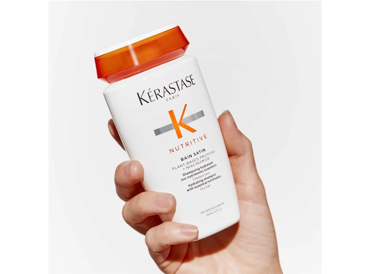 SHAMPOO HIDRATANTE PARA CABELLO SECO KÉRASTASE NUTRITIVE BAIN SATIN 250 ML - 8