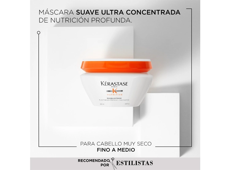 MÁSCARA HIDRATANTE PARA CABELLO FINO A MEDIO KÉRASTASE NUTRITIVE MASQUINTENSE 200 ML - 2