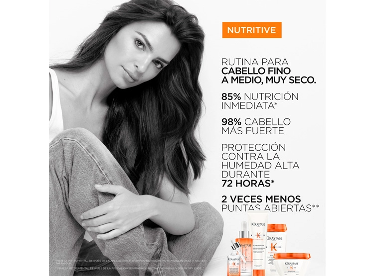 MÁSCARA HIDRATANTE PARA CABELLO FINO A MEDIO KÉRASTASE NUTRITIVE MASQUINTENSE 200 ML - 4