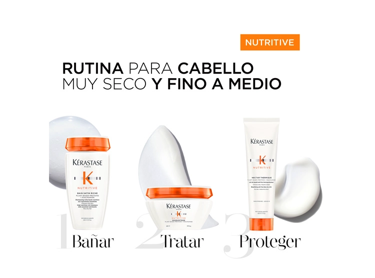 MÁSCARA HIDRATANTE PARA CABELLO FINO A MEDIO KÉRASTASE NUTRITIVE MASQUINTENSE 200 ML - 8