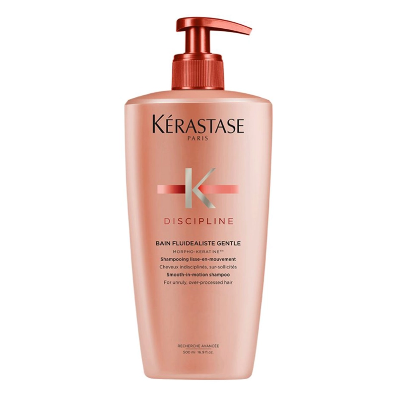 SHAMPOO ANTI-FRIZZ CABELLO INDISCIPLINADO KÉRASTASE BAIN FLUIDEALISTE GENTLE DISCIPLINE 500 ML - 1
