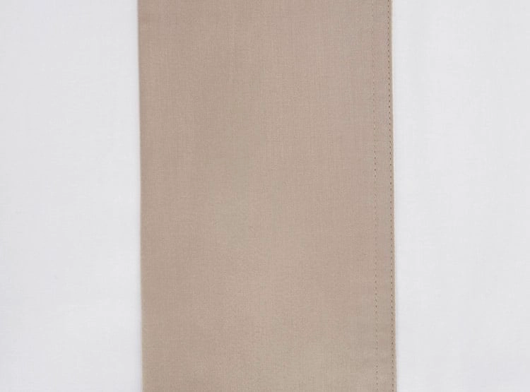 SET SABANA SATEN 400 HILOS KING CUFF TAUPE              - 2