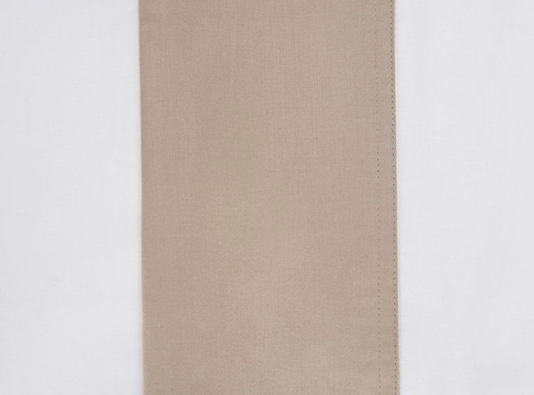 SET SABANA SATEN 400 HILOS 1.5PL CUFF TAUPE - 2