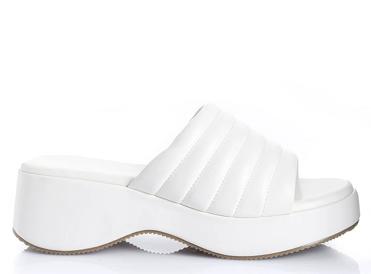SANDALIAS MUJER VIA UNO CREMA 22541611 - 1