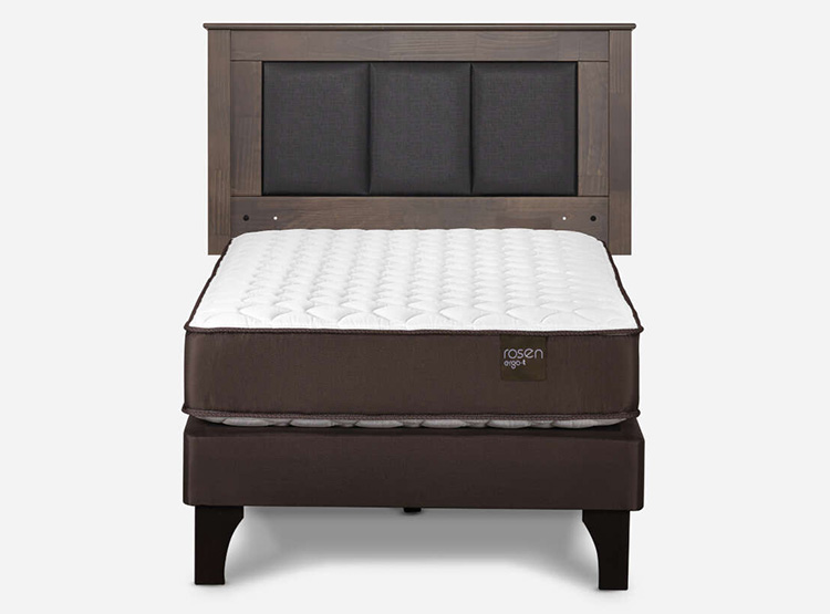 CAMA EUROPEA ROSEN ERGO T 1.5 PLAZAS + RESPALDO RACHEL - 1