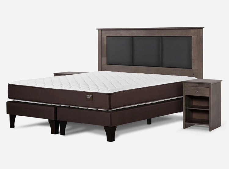 JUEGO DE DORMITORIO ROSEN CAMA EUROPEA ERGO T BD 2 PLAZAS + SET RACHEL - 2
