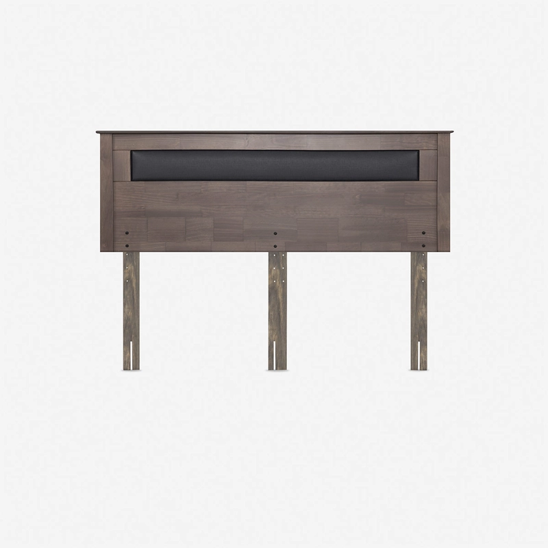 JUEGO DE DORMITORIO ROSEN CAMA EUROPEA NEW STYLE 4 PLUS KING + RESPALDO FERRARA GRIS - 3