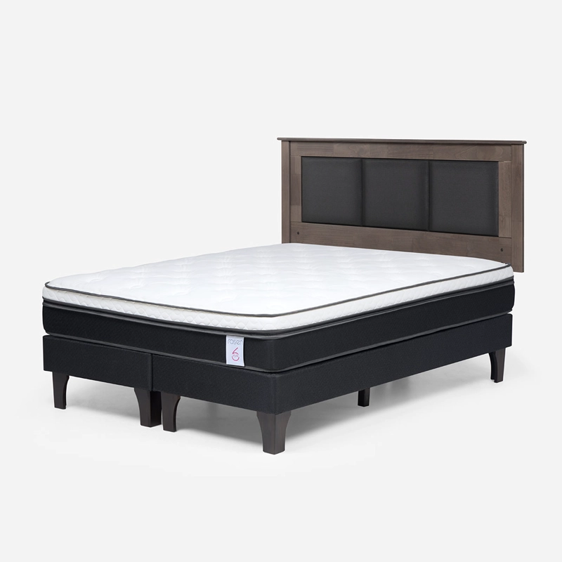 CAMA EUROPEA ROSEN STYLE 6 BD 2 PLAZAS + RESPALDO RACHEL - 2
