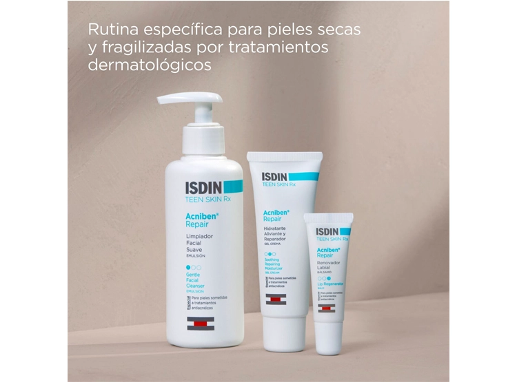 LIMPIADOR FACIAL ISDIN SUAVE ACNIBEN REPAIR 180 ML - 6