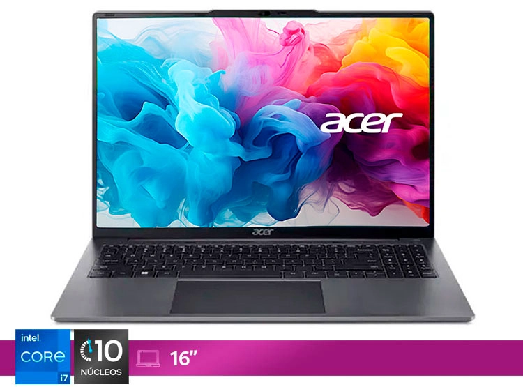 NOTEBOOK ACER ASPIRE LITE INTEL CORE I7 16GB RAM 512GB SSD 16 - 1