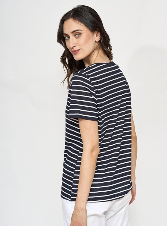 POLERA MANGA CORTA MUJER AZIZ ESTAMPADA - 2
