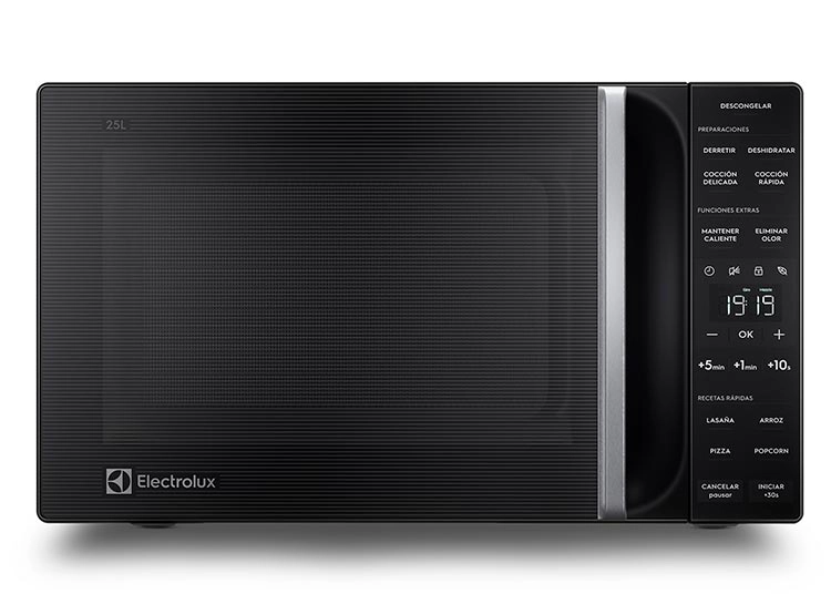 MICROONDAS ELECTROLUX 25 L ME25N DIGITAL NEGRO PLATO GIRATORIO - 2