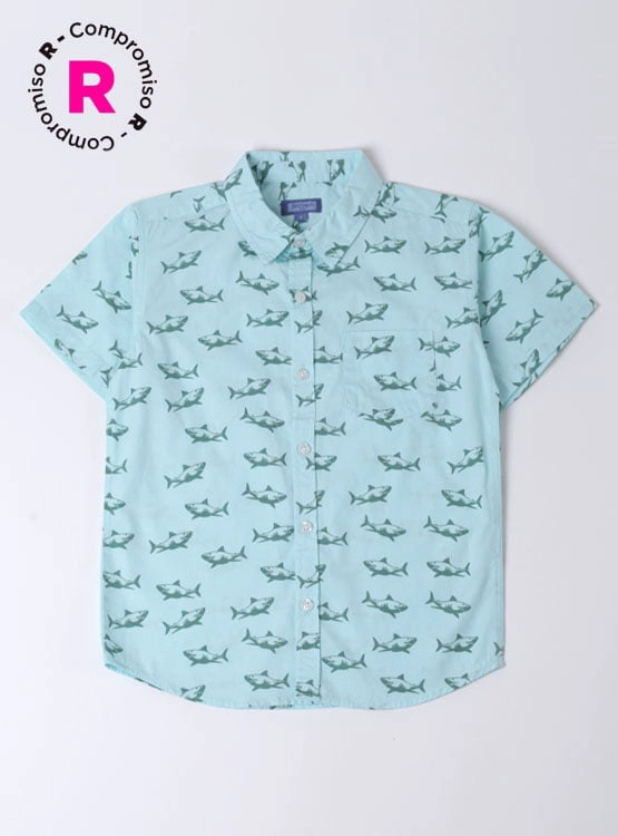 CAMISA MANGA CORTA NIÑO HARVEST