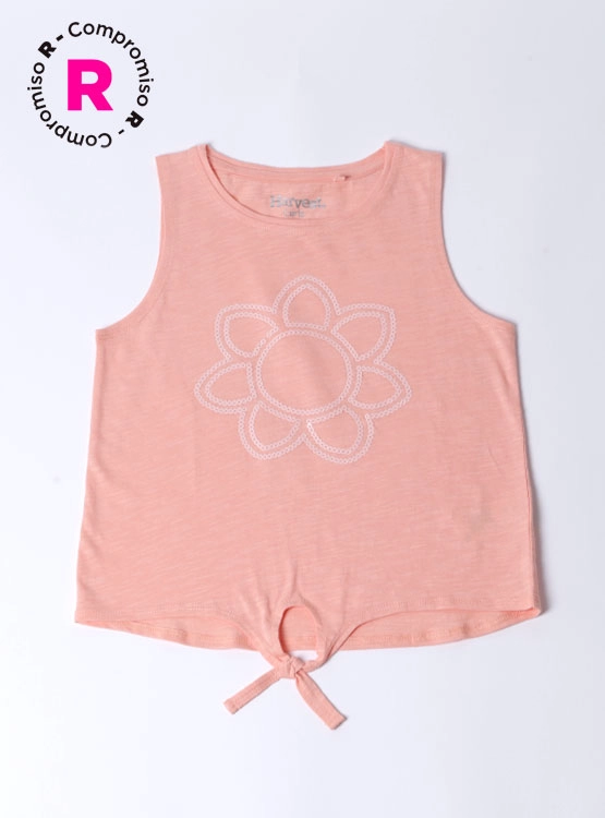 POLERA SIN MANGAS NIÑA HARVEST LENTEJUELAS