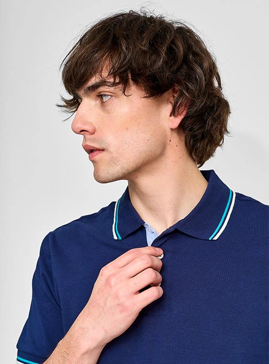 POLERA KENNETH STEVENS CUELLO PIQUÉ - 3