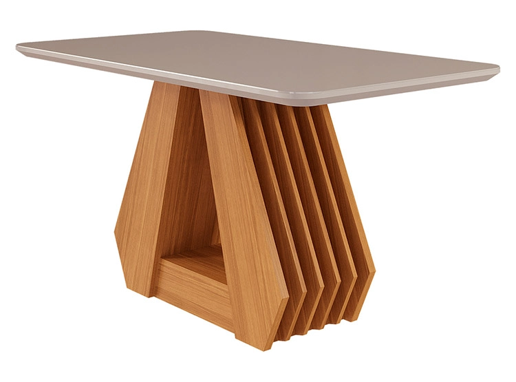JUEGO DE COMEDOR DECOCASA ÁGATA FER LG 4 SILLAS CRUDO - 2