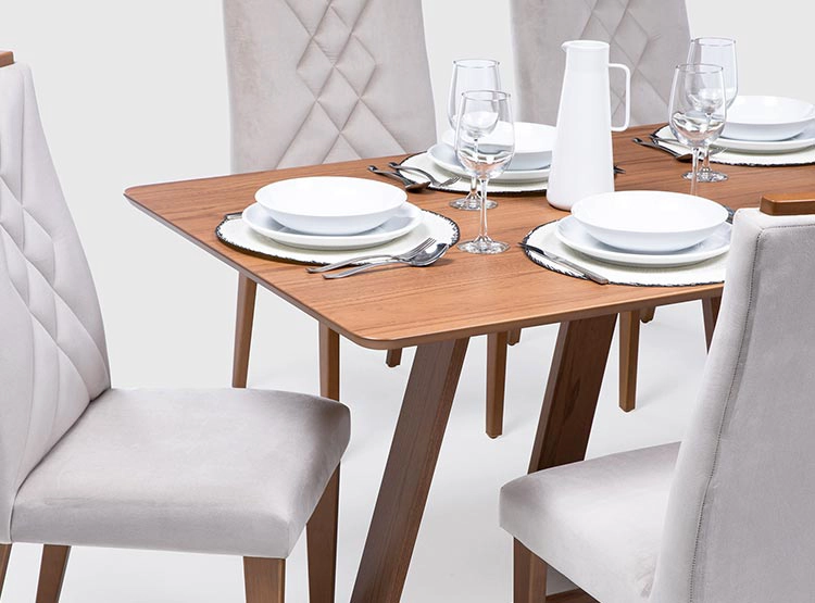 JUEGO DE COMEDOR DECOCASA AVENA MEGAN 6S - 9