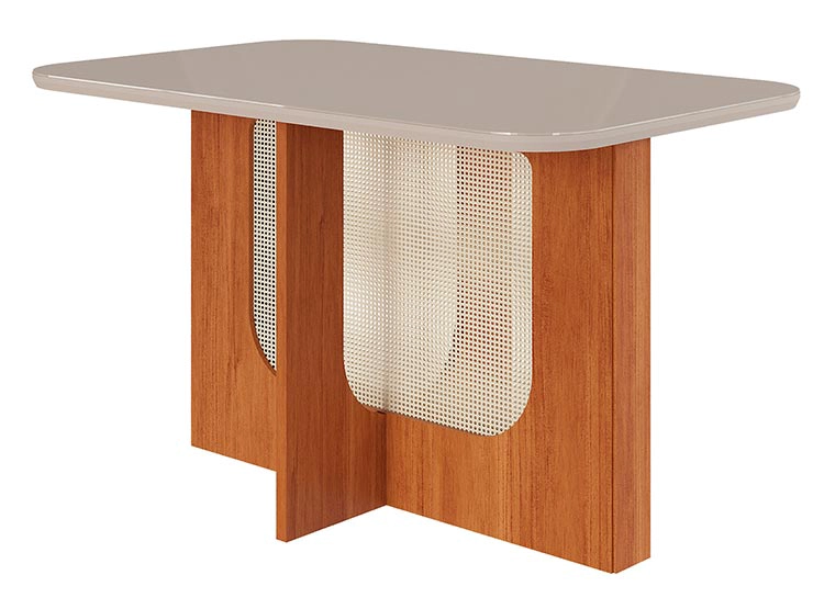 JUEGO DE COMEDOR DECOCASA LOUIS PAOLA NU 4 SILLAS CRUDO - 2