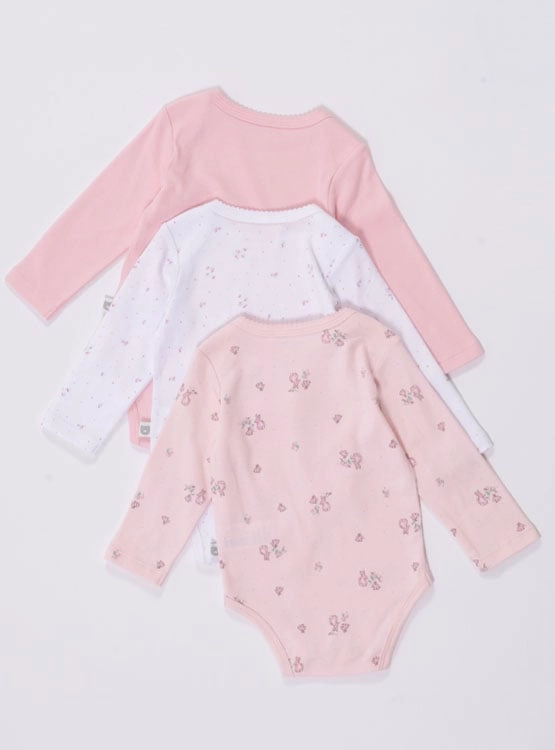 PACK X3 BODY NIÑA BABY HARVEST - 2