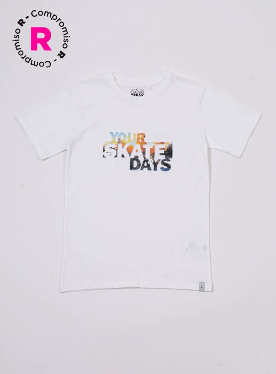 POLERA MANGA CORTA NIÑO CLOUDBREAK RELIEVE - 1