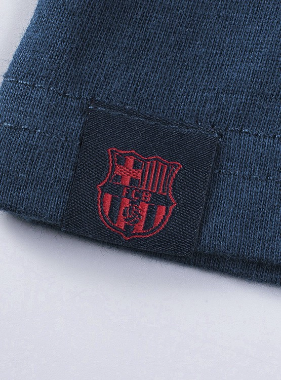 POLERA MANGA CORTA NIÑO FEXPRO AZUL MARINO BASIC BCN - 4