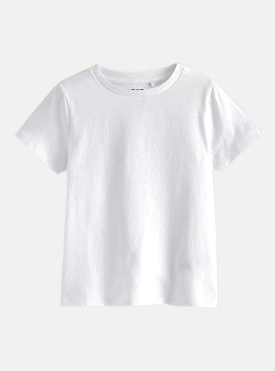 POLERA ALGODÓN NIÑA NEXT BLANCO - 1