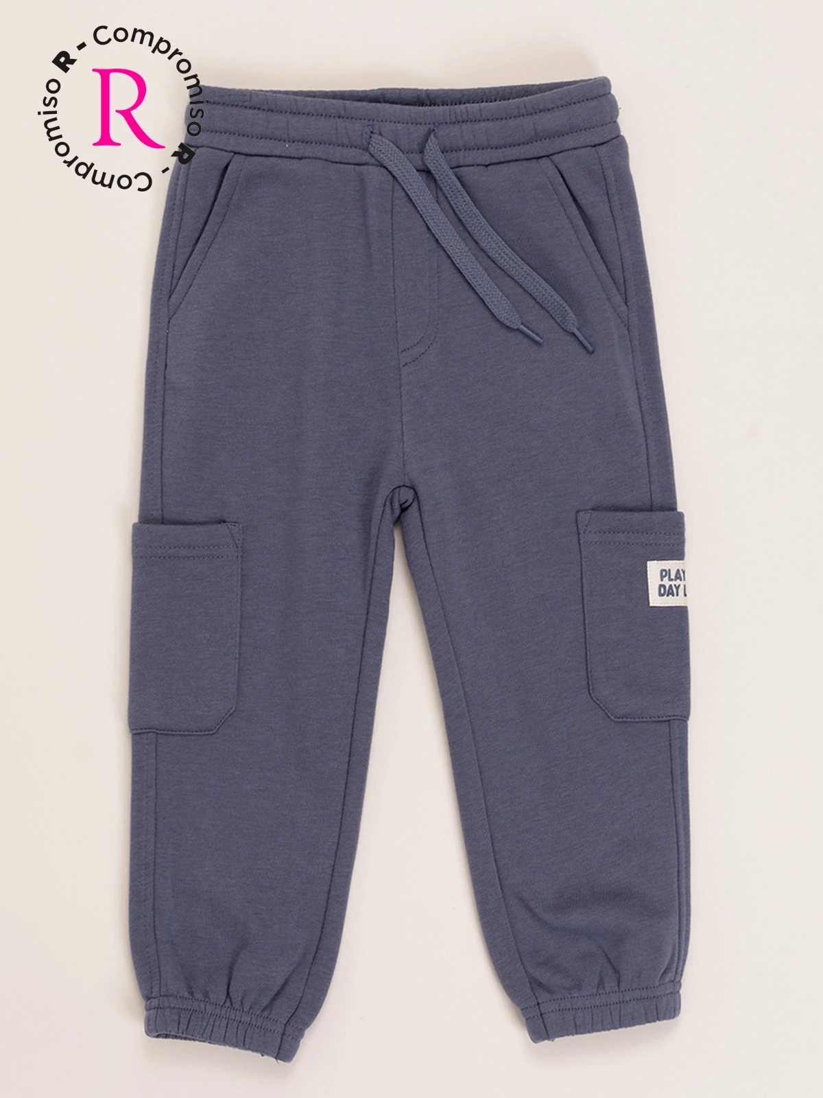 PANTALÓN DE BUZO NIÑO BABY HARVEST CARGO - 1