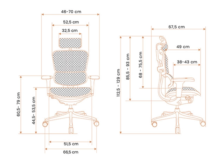 SILLA CONTATTO ERGOHUMAN MALLA ULTRA - 6