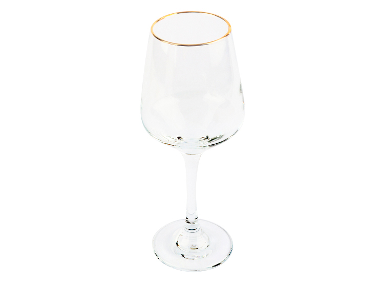 SET COPAS RIPLEY HOME BORDE DORADO VINO X4 - 3