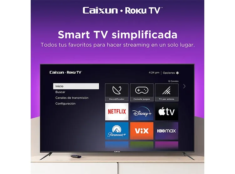 SMART TV CAIXUN FHD 40" C40V1FR Gris, foto 2