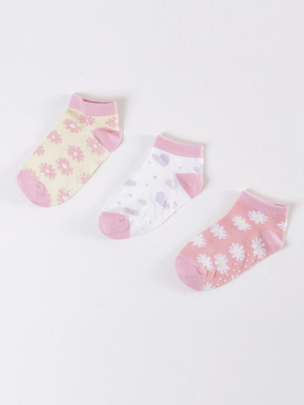 PACK X3 CALCETINES CORTOS NIÑA HARVEST - 1