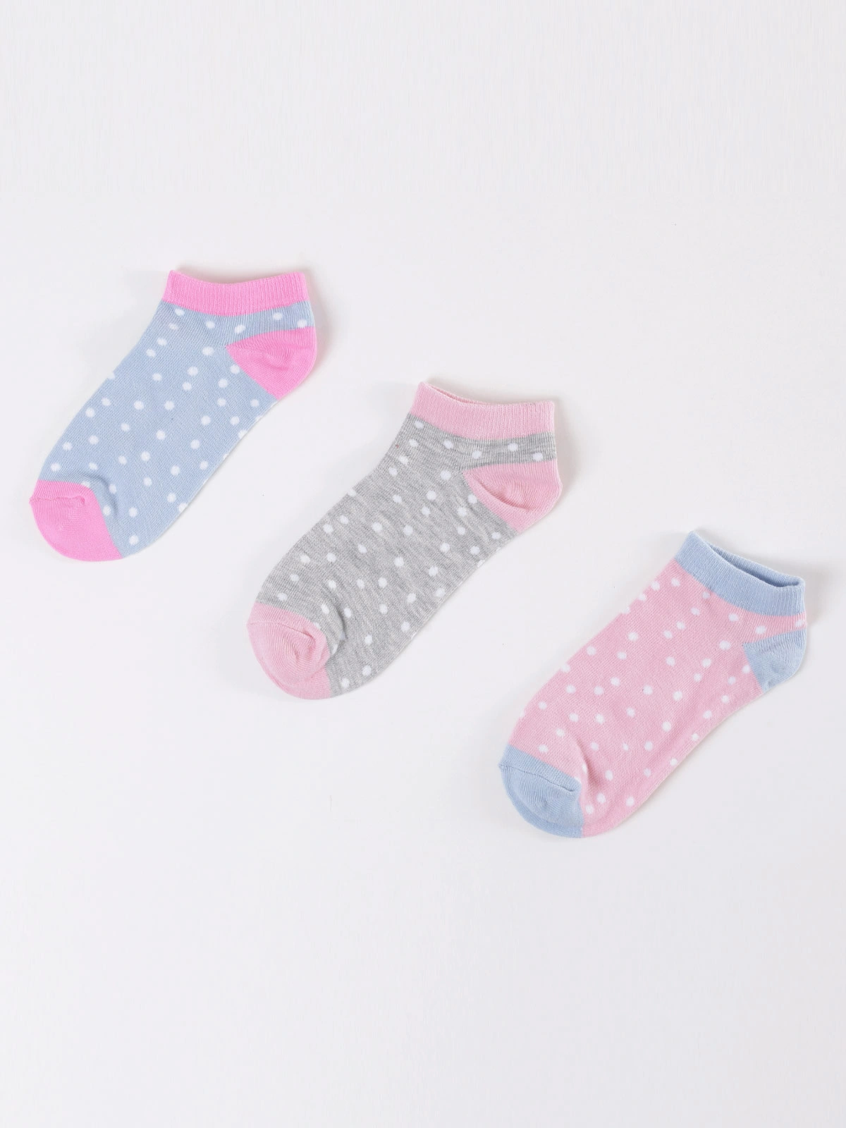 PACK X3 CALCETINES CORTOS NIÑA INDEX