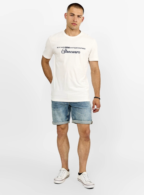 POLERA MANGA CORTA ALGODÓN HOMBRE INDEX PRINT - 4