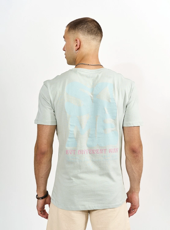 POLERA MANGA CORTA ALGODÓN HOMBRE INDEX PRINT - 2