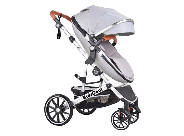 COCHE DUO CUNA KIDSCOOL 3 EN 1 EGG GRIS - 5