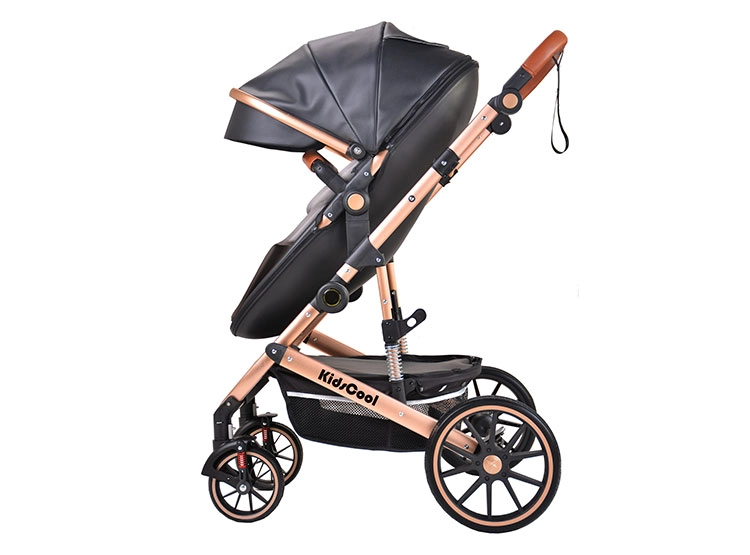 COCHE DUO CUNA KIDSCOOL 3 EN 1 EGG NEGRO - 12