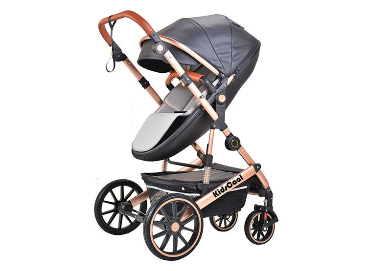 COCHE DUO CUNA KIDSCOOL 3 EN 1 EGG NEGRO - 5