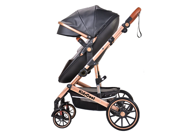 COCHE DUO CUNA KIDSCOOL 3 EN 1 EGG NEGRO - 6