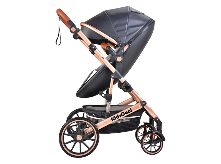 COCHE DUO CUNA KIDSCOOL 3 EN 1 EGG NEGRO - 7